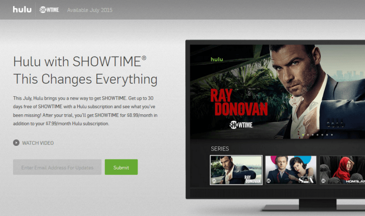 Hulu with Showtime