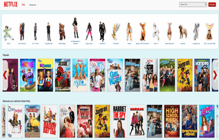 interactive kid shows on netflix